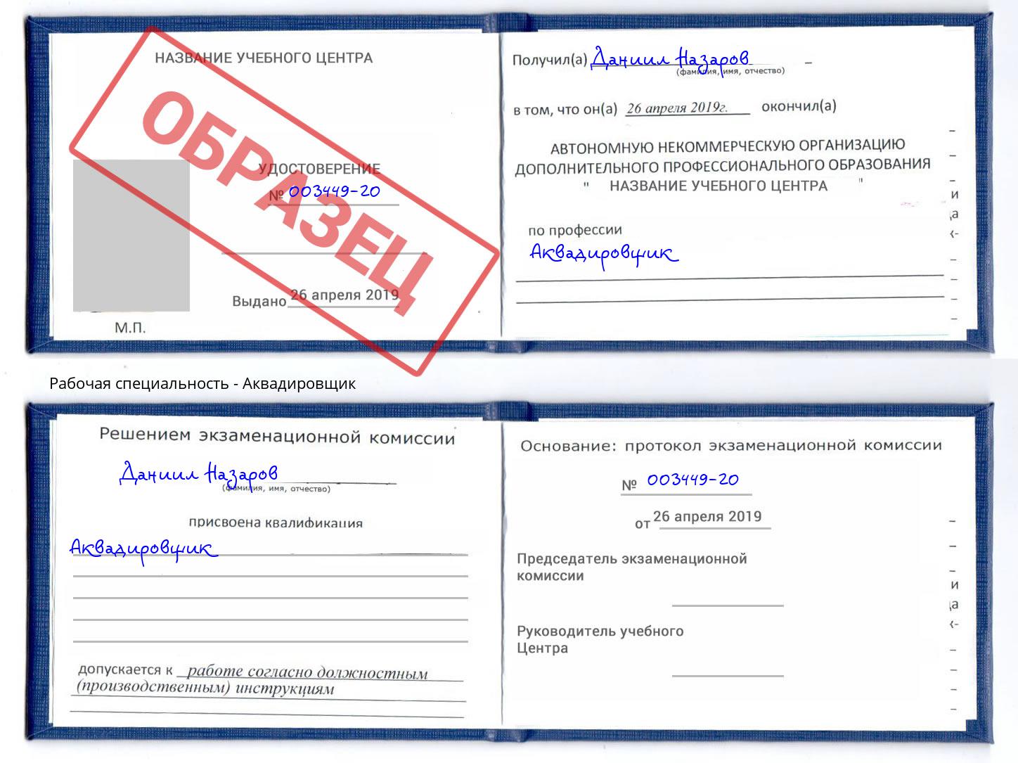 Аквадировщик Туймазы